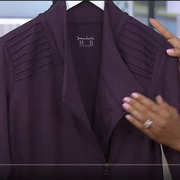 Susan Lucci Collection Long Sleeve Moto jacket S - Picture 6 of 10